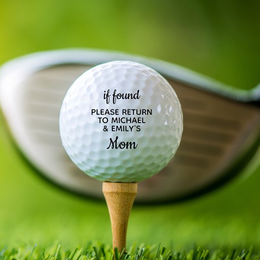 Cute Ma Personalized Golf Balls Golfballen