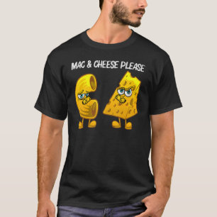 Cute Mac & Cheese voor mannen Macaroni Cheese T-shirt