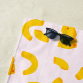Cute Mac en Cheese Beach Towel Strandlaken (In situ)
