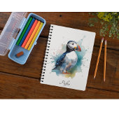 Cute macaron en bleu aquarelle