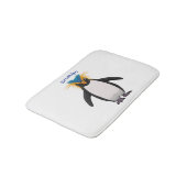 Cute macaroni penguin cartoon badmat (Gekanteld)