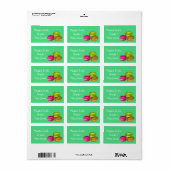 Cute macarons, schatboekjes etiket (Full Sheet)