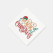 Cute 'Magic of Christmas' Servet (Hoek)