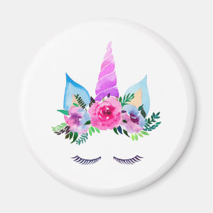 Cute Magic Unicorn Face Magneet