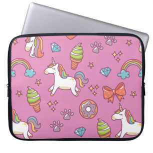 Cute Magic Unicorn Laptop Sleeve