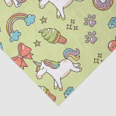 Cute Magic Unicorn Tissuepapier (Detail)