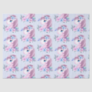 Cute & Magical Baby Unicorn Pattern Tissuepapier