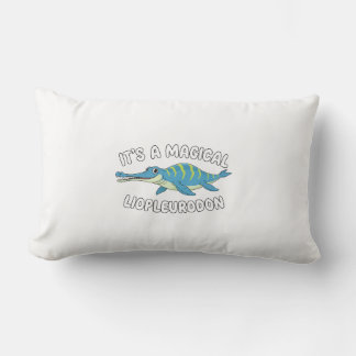 Cute Magical Liopleurodon Fantasy Prehistoric Ocea Kussen