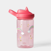 Cute Magical Rainbow Unicorn Personalized Kinderen Waterfles (Rechts)