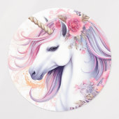 Cute Magical Unicorn Labels (Design 2)