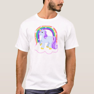 Cute Magical Unicorn met regenboog (!) T-shirt