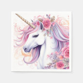 Cute Magical Unicorn Servet (Voorkant)