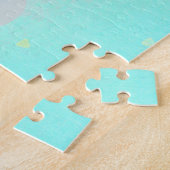 Cute Magical Zee Unicorn Custom Name Legpuzzel (Zijkant)