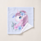 Cute & Magique Baby Unicorn Motif (Gant de toilette)