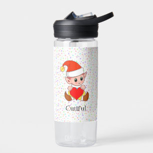 Cute Magische Elf & Meerkleurige Sterren Waterfles