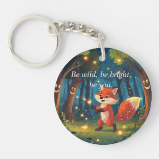 Cute Magische Vos Sleutelhanger