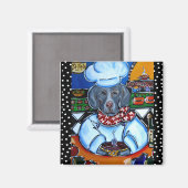 Cute Magnet Weimaraner (Recto/Verso)