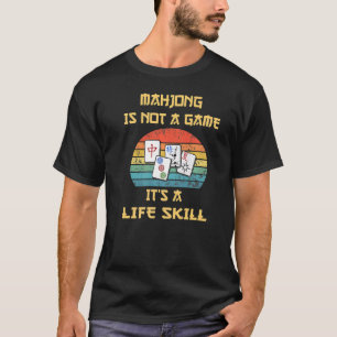 Cute Mahjong is een Chinees joods spel met een gro T-shirt