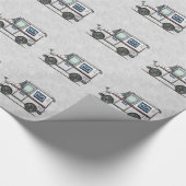 Cute Mail Truck Cadeaupapier (Hoek)