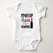 Cute make-up kunstenaar in opleiding romper (Voorkant)