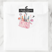 Cute Makeup Artist Bag Sticker (Tas)