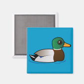 Cute Mallard Male Magneet (Voorkant / Achterkant)