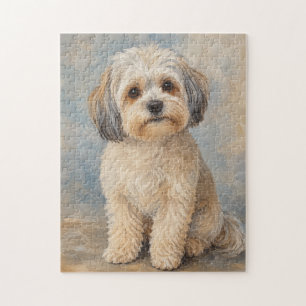Cute Malshi hond legpuzzel