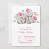 Cute Mama Baby Baby shower Invitation Beer Kaart (Voorkant)