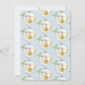 Cute Mama Chat et Kittens Baby Shower Invitations (Dos)