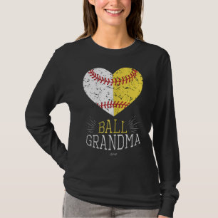 Cute Mama Funny Baseball Grandma Softball Gift T-shirt