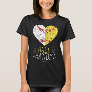 Cute Mama Funny Baseball Grandma Softball Gift T-shirt