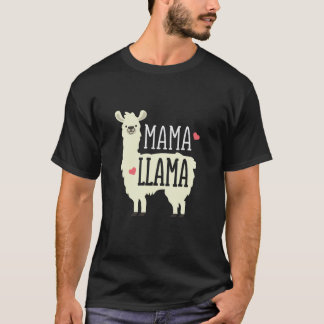 Cute Mama Llama Family Zoo Trip T-shirt