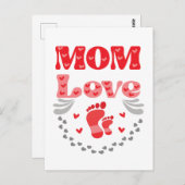 Cute mama Love Briefkaart (Voorkant / Achterkant)