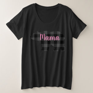 Cute Mama ours design mère cadeau jour cadeau noir