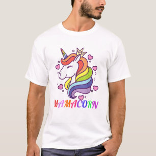 Cute Mamacorn Eenhoorn Moeder Verjaardag Outfit Re T-shirt