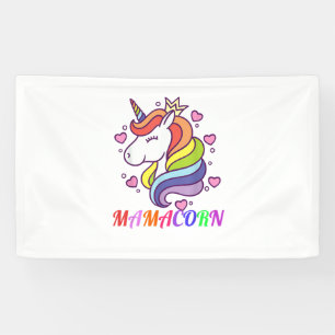 Cute Mamacorn Unicorn Ma Birthday Outfit Rainbow Spandoek