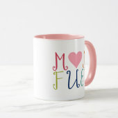 Cute Maman Carburant Café Mug Boisson (Devant droit)