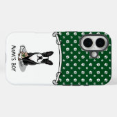 Cute Mama's Boy Boston Terrier (zwart) Case-Mate iPhone Case (Achterkant (horizontaal))