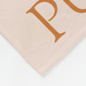 Cute Mama's Lil' Pumpkin Baby Fleece Deken (Hoek)