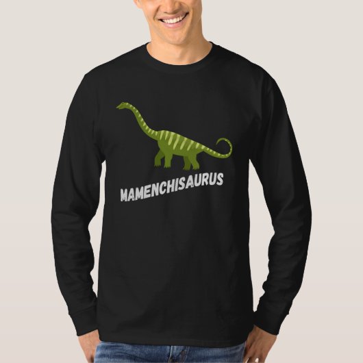 Cute Mamenchisaurus Dinosaur T-shirt (Voorkant)