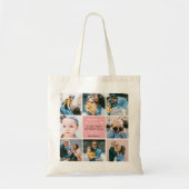 Cute 'Mammie & mij' Foto Collage 1st Moeder Tote Bag (Voorkant)