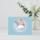 Cute Manatee Briefkaart (Staand voorkant)