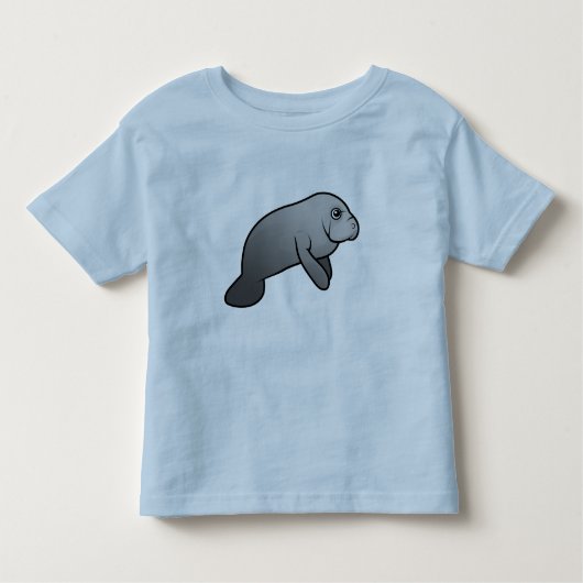 Cute Manatee Kinder Shirts (Voorkant)