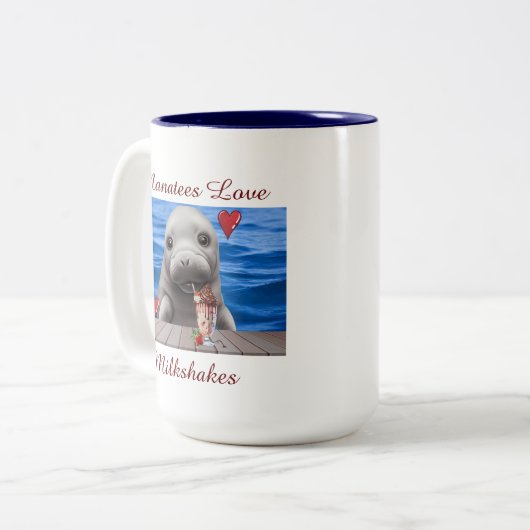 Cute Manatee Mug (Devant gauche)