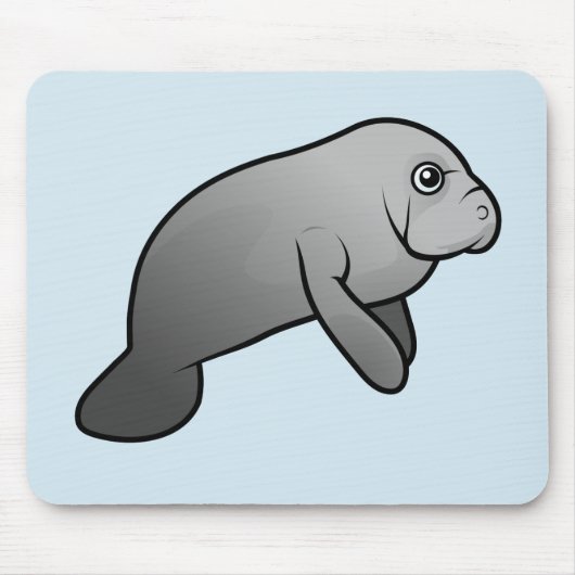Cute Manatee Muismat (Voorkant)