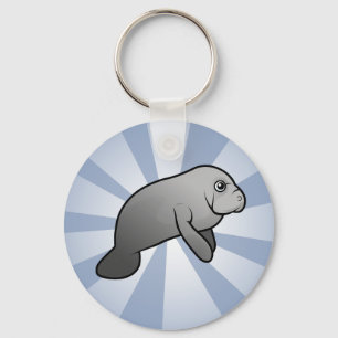 Cute Manatee Sleutelhanger