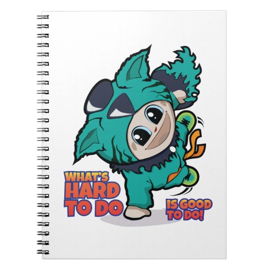 Cute manga cartoon notitieboek (Voorkant)