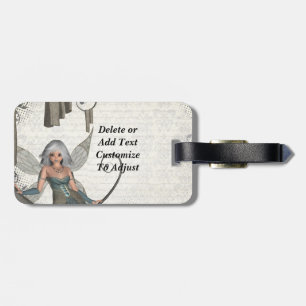 Cute manga fairy bagagelabel
