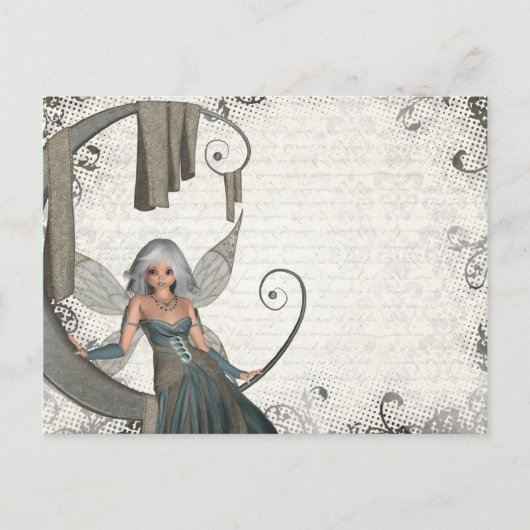 Cute manga fairy briefkaart (Voorkant)