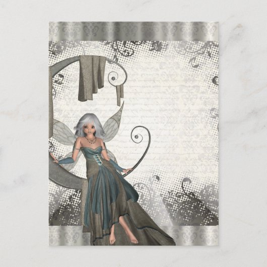 Cute manga fairy briefkaart (Voorkant)